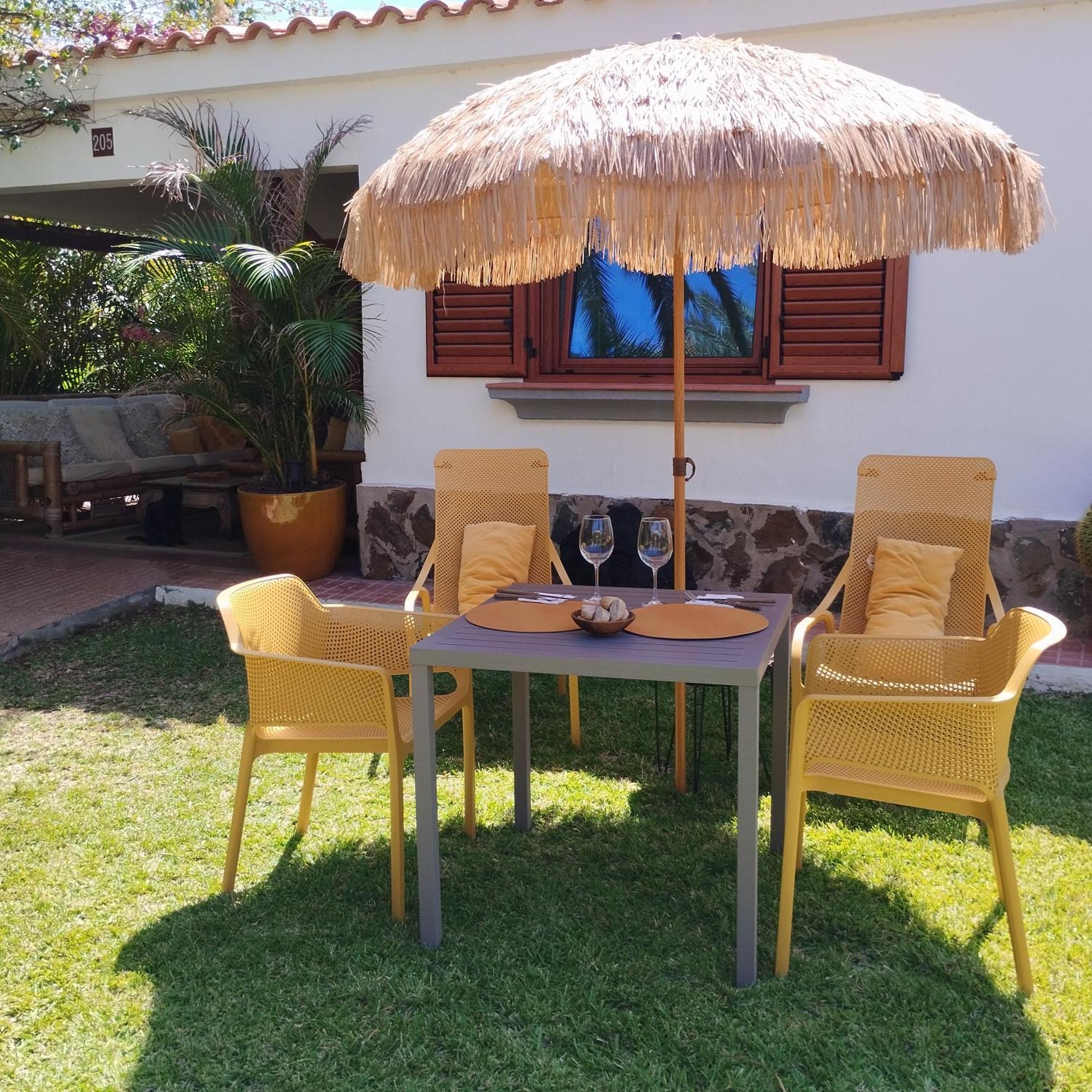 Bungalow Tropical Con Piscina Y Aire Acondicionado ماسبالوماس المظهر الخارجي الصورة